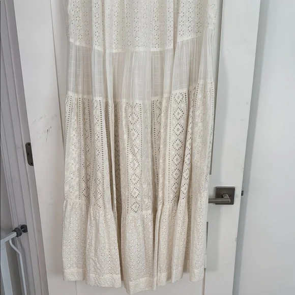 Free People White Eyelet Maxi Dress - Picture 4 of 4